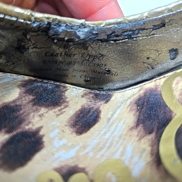 Sam Edelman Gold Evan Studded Heels Size 6.5 - Picture 5 of 7